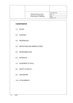 Aluminum Cladding Installation Method | PDF | Personal Protective ...