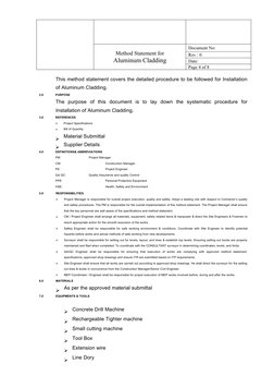 Aluminum Cladding Installation Method | PDF | Personal Protective ...