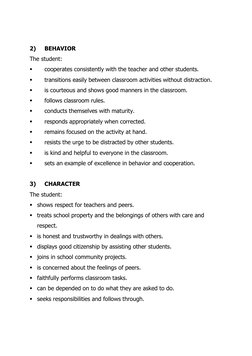 125 Positive Report Card Comments | PDF | Classroom | Teachers