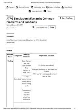 ATPG Simulation Mismatch Solutions | PDF | Computing | Computer Engineering