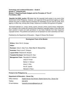 Q4 TLE 6 - Module 7 | PDF | Learning