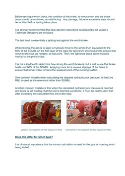 Mooring Winch Brake Rendering Test Guide | PDF | Ships | Force