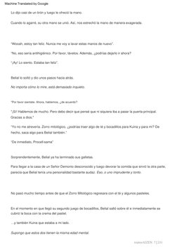 …y  también  Kuina  que  estaba  a  mi  lado.
Supongo  que  estos  dos  tienen  la  misma  edad  mental.
"¡Sí!  Hablemos  de