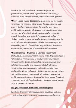 7 
interior. Se utiliza además como antiséptico en 
quemaduras, cortes leves o picaduras de insectos, y 
calmante para art