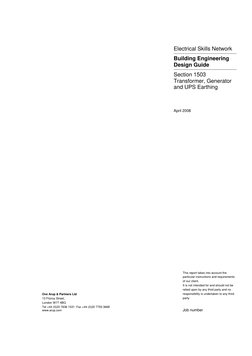 Transformer and Generator Earthing Guide | PDF | Electrical Wiring ...