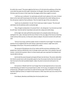 for which she craves?' The priest sighed at the horror of it all and at the awfulness of the holy 
curse which lay upon the o