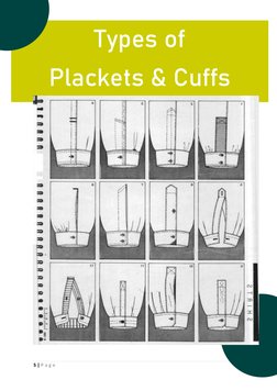 Types of Plackets in Garments | PDF | Seam (Sewing) | Clothing