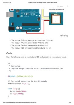 (https://randomnerdtutorials.com/)28/11/2022 21:28
Guide to NEO-6M GPS Module Arduino | Random Nerd Tutorials
https://random