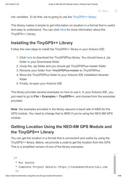 28/11/2022 21:28
Guide to NEO-6M GPS Module Arduino | Random Nerd Tutorials
https://randomnerdtutorials.com/guide-to-neo-6m-g