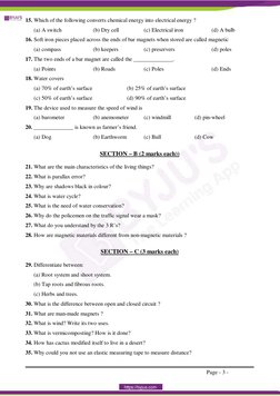 Class 6 Science Chapter 2 Q&A PDF | PDF | Water | Light