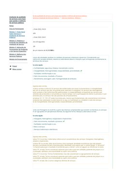 Painel / Meus cursos / 
Avaliação da qualidade de serviços como base para gestão e melhoria de serviços públicos (https://moo
