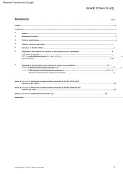 Anexo  A  (informativo)  Referencias  cruzadas  entre  las  cláusulas  de  ISO/IEC  15288  e  ISO/
2
7
Alcance ..............