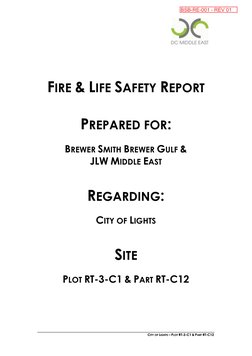 C
CIITTYY O
OFF LLIIG
GHHTTSS –– PPLLO
OTT RRTT--33--C
C11 && PPAARRTT RRTT--C
C1122
FIRE & LIFE SAFETY REPORT
PREPARED FOR: