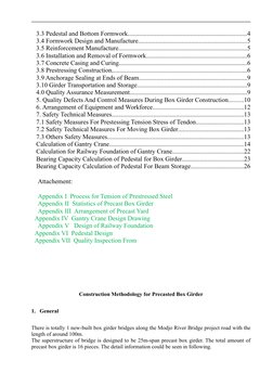 3.3 Pedestal and Bottom Formwork..........................................................................4
3.4 Formwork Desi