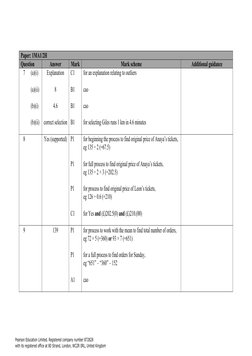 Mock Set 7 1MA1 2H Mark Scheme | PDF | Mathematical Objects | Mathematics