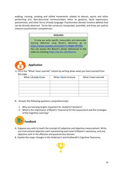 19 
 
walking, running, jumping and skilled movements related to dances, sports and other 
performing arts. Non-discursive co