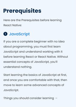 javascript prerequisites: what to learn before... React Native Getting Started Guide | PDF | Command Line Interface ...