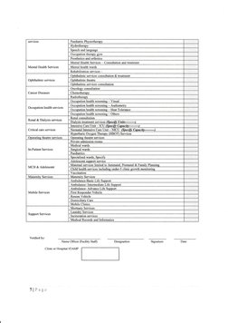 servlces
Paediatric Phvsiotheraov
Hvdrotheraov
Soeeeh and lansuase
C)ccuoati on theraov sl.rn
Prosthetics and orthotics
Menta