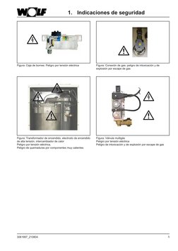 5
3061997_210804
1. Indicaciones de seguridad
Figura: Caja de bornes: Peligro por tensión eléctrica
Figura: Transformador de