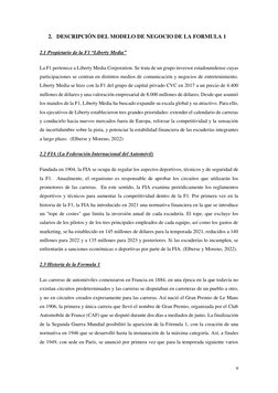 9 
2. DESCRIPCIÓN DEL MODELO DE NEGOCIO DE LA FORMULA 1 
2.1 Propietario de la F1 “Liberty Media” 
La F1 pertenece a Libe