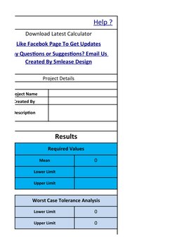 Tolerance Stackup Analysis Template | PDF | Quality Management ...
