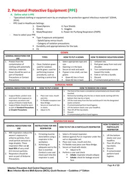BICSL Infection Control Guidelines | PDF | Personal Protective ...