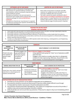 BICSL Infection Control Guidelines | PDF | Personal Protective ...