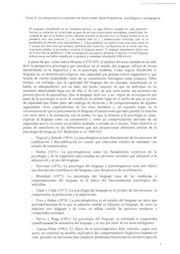 Tema 31. La comprensión y expresión de textos orales. Bases lingüísticas, psicológicas y pedagógicas 
El lenguaje, considerad