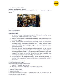 • 
Mercados y públicos objetivo. 
MERCADO META O PÚBLICO OBJETIVO 
Nuestra mayor herramienta, nos fortaleceremos en ella pa