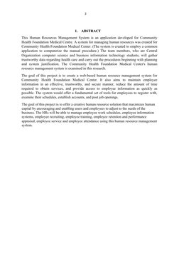 Web-Based HR Management System Proposal | PDF | Human Resource ...