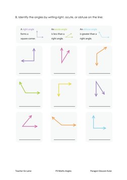 P3 Angles Identification Worksheet | PDF