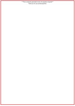 ***This is computer generated invoice. No signature required***
Thank you for your prompt payment.
