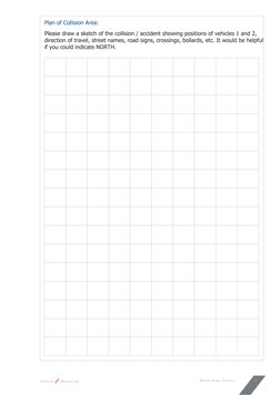 Motor Risk Control 
Resource Box 
9 
Section 
7 
Measuring 
Performance 
 
Plan of Collision Area: 
Please draw a sketch of t