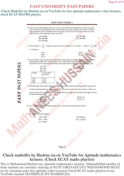 FAST University Past Papers Guide | PDF