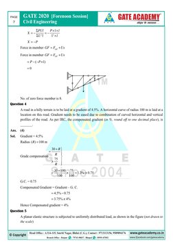 GATE 2020  [Forenoon Session]
 
Civil Engineering
PAGE 
7 
 
 
2
2
1
1
PUl
P
l
X
U l
l
Σ
× ×
= −
= −
Σ
×
 
 
 
X
P
= −