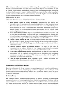 Deficit Theory in Education Explained | PDF | Teachers | Socioeconomic ...