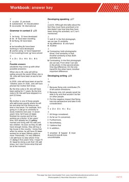 B2 - Workbook - Answer - Key - Units1 - 2 - 3 | PDF | Cognitive Science