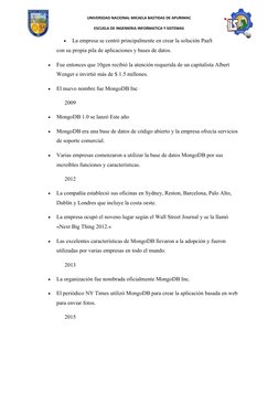 UNIVERSDAD NACIONAL MICAELA BASTIDAS DE APURIMAC
ESCUELA DE INGENIERIA INFORMATICA Y SISTEMAS
 

La empresa se centró prin
