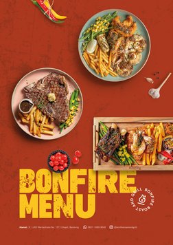 Alamat: Jl. LLRE Martadinata No. 137, Cihapit, Bandung
0821-1000-8545
@bonﬁreroastandgrill
