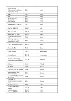 2-H5
Israel
RAD
2-H5
Israel
IDE
2-H5
Israel
KAV-MEDIDA
2-H5
Israel
BERMAD
2-H5
Israel
AIRTOUCH
2-H5
Israel
SHOWEXPERTDUBAI
2-