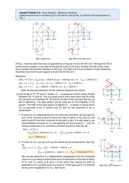 In Fig.1, it can be seen that truss is supported by a hinge at A and a link DE at D. Although link DE