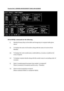 SQL Practical Exercises for Class 12 | PDF | Sql | Information ...