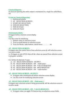 Types of ABAP Reports Explained | PDF | Computer Program | Programming
