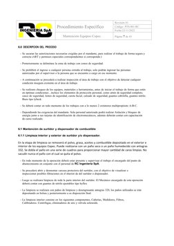 Procedimiento Específico
Revisión 01
Código: PTS-001-RC
Fecha:22/11/2022
Mantención Equipos Copec.
Página 7 de 43
6.0 DESCRIP