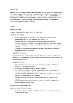 Diseño del SGC según ISO 9001:2015 | PDF | Sistema de manejo de calidad ...