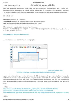 12/12/2015
Aprendendo a usar o GNS3
http://cafecomredes.blogspot.com.br/2014/02/aprendendo­usar­o­gns3.html
1/6
25th February