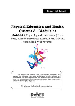 Hope 3 Dance Module HOPE 3 Module 4 Physiological Indicators Edited | PDF | Heart Rate ...