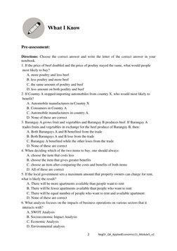 Applied Economics Q4 Module 5 | PDF | Swot Analysis | Business