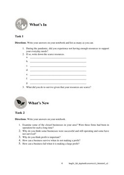 Applied Economics Q4 Module 5 | PDF | Swot Analysis | Business