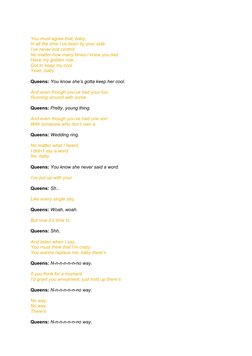 You must agree that, baby,
In all the time I’ve been by your side,
I’ve never lost control
No matter how many times I knew yo